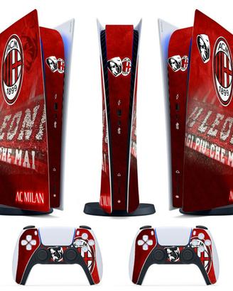 Skin PS5 Digital - AC Milan - Artigianale