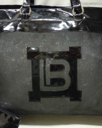 Laura Biagiotti Borsa grande mare vintage nera