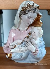 porcellana madonna con bambino