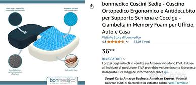 Cuscino Ortopedico Ergonomico e Antidecubito