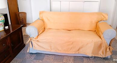 Copridivano 3 posti giallo oro PER TUTTI I TIPI