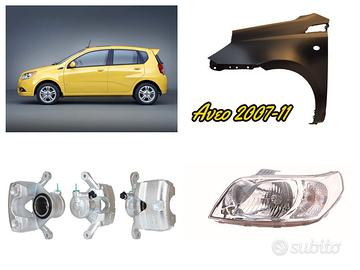 Chevrolet Aveo ricambi paraurti cofano fanale 07