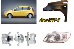 Chevrolet Aveo ricambi paraurti cofano fanale 07