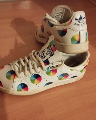 Adidas Stan Smith Polka Dot colore Arcobaleno 