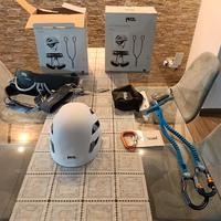 kit completo da ferrata petzl