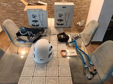 kit completo da ferrata petzl