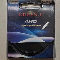 Filtro CPL polarizzatore 58 mm per obiettivi 