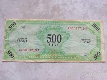 500 lire allied military currency