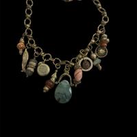 Collana vintage etbica charms unici bohochic