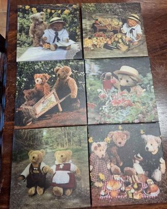 Stock 6 Quadri  teddy