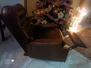 Poltrona pelle inglese