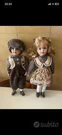Bambole porcellana coppia