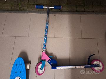 skateboard e monopattino