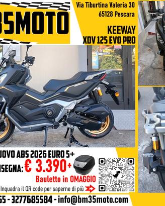 Keeway XDV 125 EVO PRO - PRONTA CONSEGNA