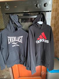 Due felpe  nere x ragazzo