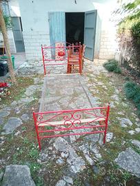 letto  in ferro battuto 