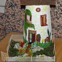 Tegole decorate con particolari eseguiti interamen