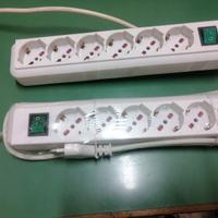 MULTIPRESA 6 POSTI BIPASSO+SCHUKO CON INTERRUTTORE