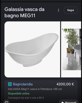 Vasca da bagno da arredo