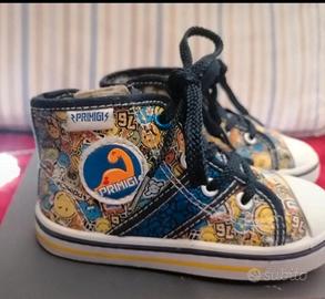 scarpe pelle e tela zip laterale 23 primavera esta