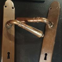 MANIGLIE VINTAGE MARTINELLI OTTONE INVECCHIATO 6
