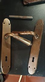 MANIGLIE VINTAGE MARTINELLI OTTONE INVECCHIATO 6