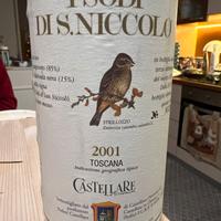 Vino toscana i sodi di san Niccolò