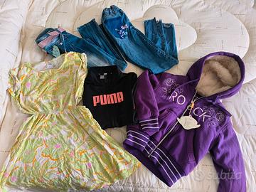 5 Capi di abbigliamento bambina 7-8 anni