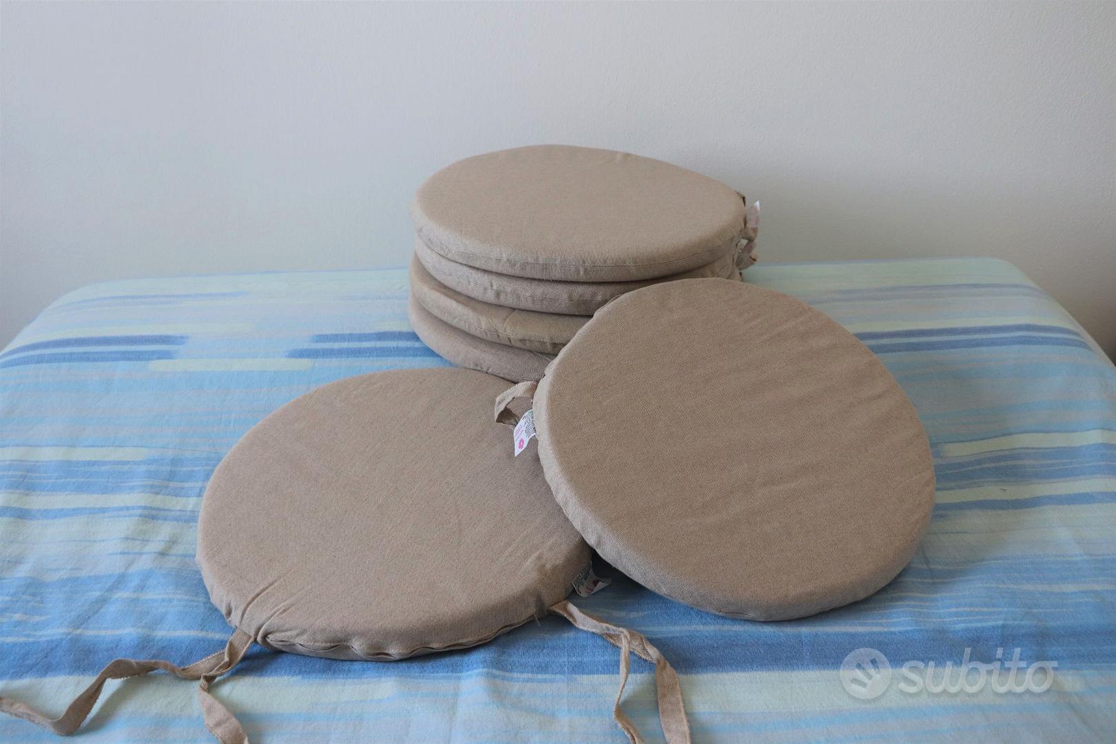 Cuscini rotondi per sedie beige diametro 40 cm - Arredamento e Casalinghi  In vendita a Reggio Emilia