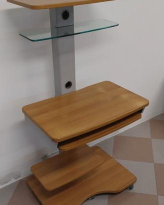 MOBILE PORTA COMPUTER CON RUOTE