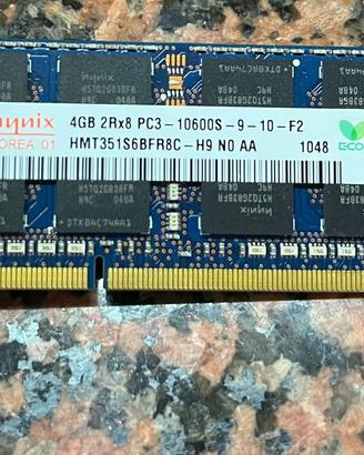 RAM 4GB DDR3 PC3-10600S