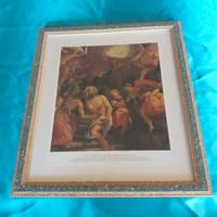 Quadro Battesimo e tentazioni di Cristo - Veronese