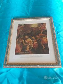 Quadro Battesimo e tentazioni di Cristo - Veronese