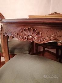 Tavolo da gioco barocchino