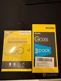 Pack 3pz Vetro temprato Iphone 13 + fotocamera