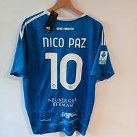 NICO PAZ #10 Adidas Como 1907 Home XL Serie A