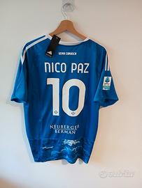 NICO PAZ #10 Adidas Como 1907 Home XL Serie A
