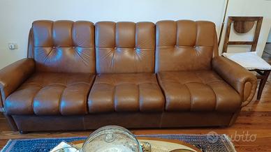 divano in pelle 3 posti
