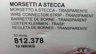 Morsetti elettrici a stecca 