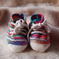 scarpine neonato fatte a mano