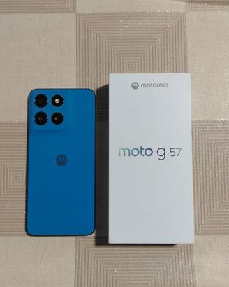 Motorola Moto G57-Blu-Con scatola originale