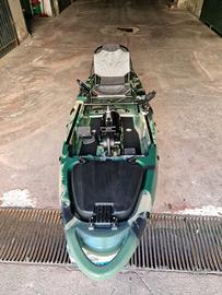 Kayak Bigmama Bull 320 a pedali con elica e ruote