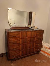 Armadio- comodini -comó stile art déco anni 40
