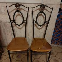 Coppia di sedie vintage