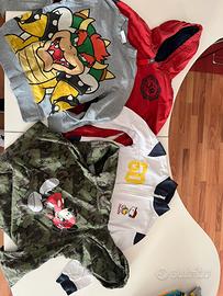 Lotto felpe bambino tg 6 anni perfette