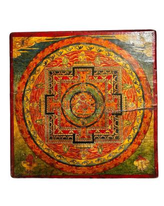 Dipinto su tavolozza di legno