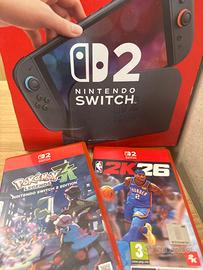 Nintendo Switch 2 con Giochi e Accessori