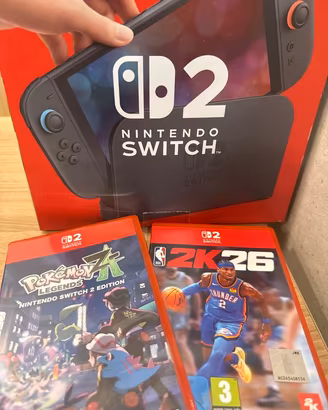 Nintendo Switch 2 con Giochi e Accessori