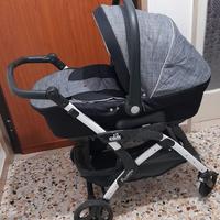 NAVETTA+OVETTO BLU MELANGE CAM