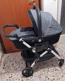 NAVETTA+OVETTO BLU MELANGE CAM